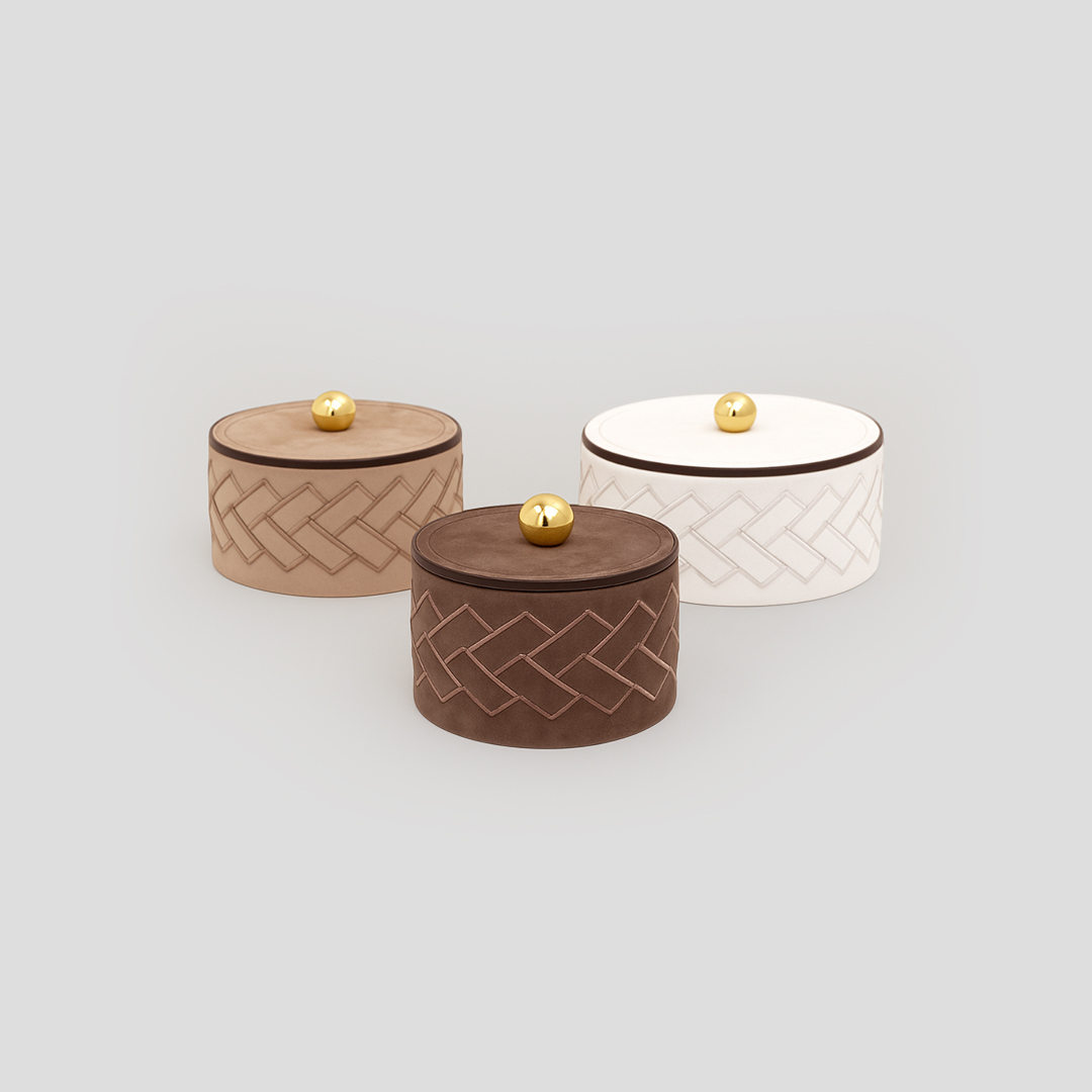 Boite cylindrique luxe, coffret élégant et hermétique pour cadeaux