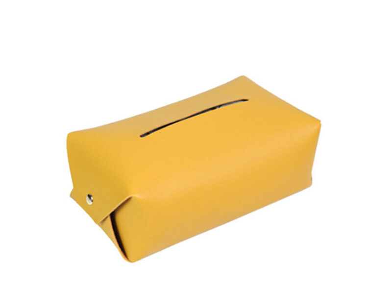Boîte kleenex chic en cuir pour cuisine, salle de bain ou bureau