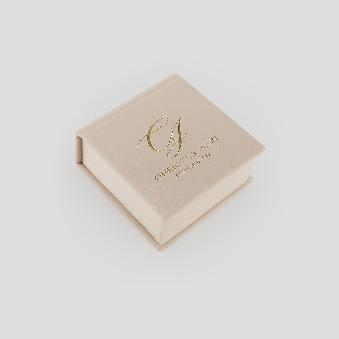 Grossiste boîte alliance personnalisée – boîte en daim élégante