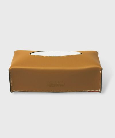 Boite pour mouchoir Coffret mouchoir luxe en cuir haut de gamme, accessoire élégant pour maison ou restaurant
