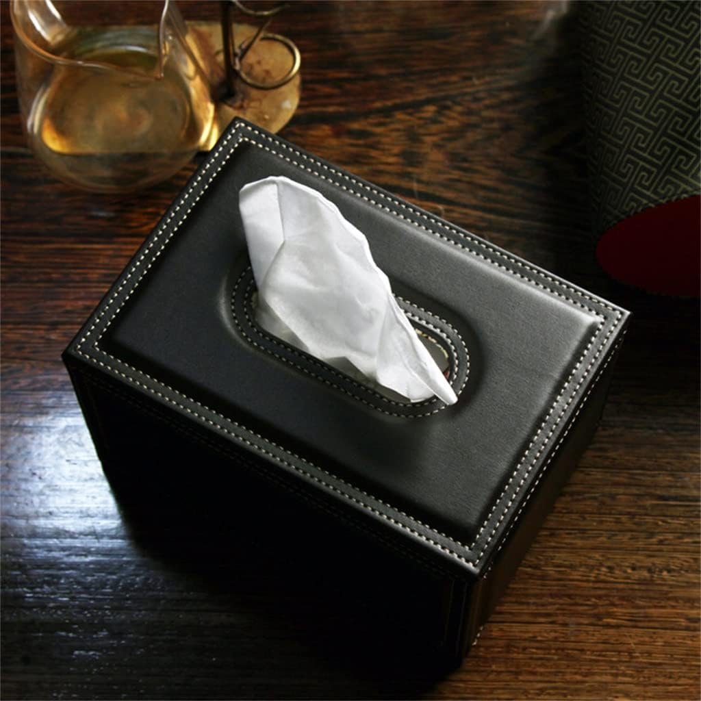 Boîte pour mouchoir chic en cuir haut de gamme, idéale pour un usage professionnel ou domestique