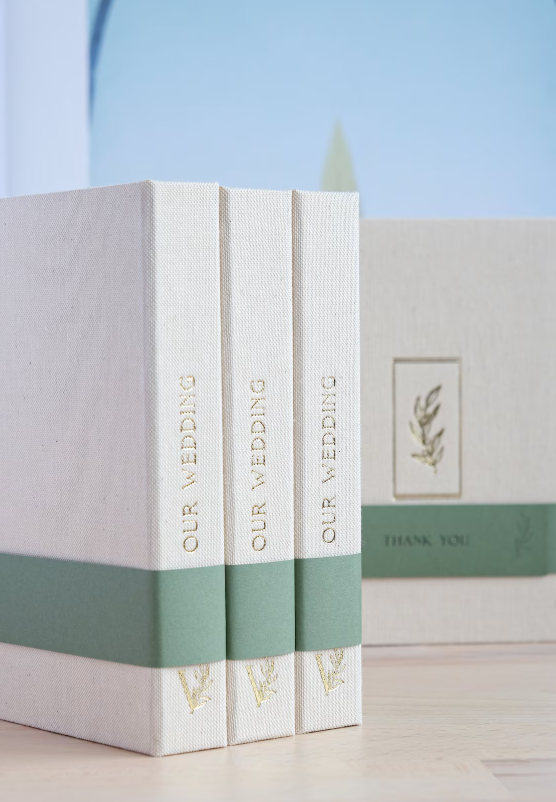 Coffret photo professionnel en lin pour photographes, incluant USB