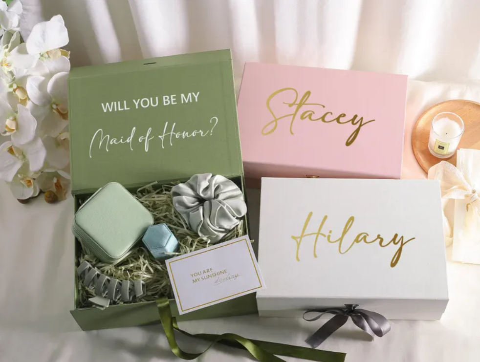 Boite cadeau mariage - coffret cadeau mariage personnalisée 1