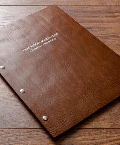 Menu en cuir personnalisé pour restaurants et hôtels de luxe