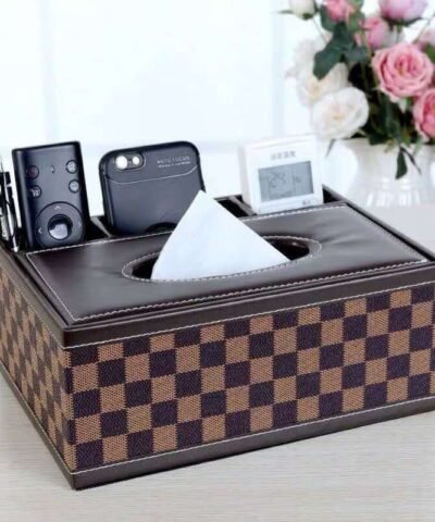 Boîte Mouchoirs personnalisé Rangement Compact & Élégant | Qualité Premium Distributeur de mouchoirs en similicuir pour la maison et le bureau, accessoire design pour une organisation parfaite.