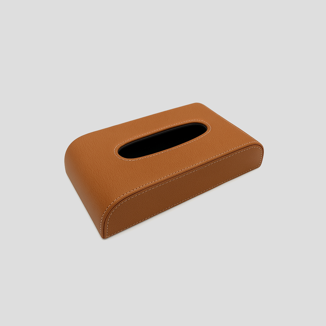 Fournisseur de Boîte à Mouchoir, Boite de mouchoirs pour voiture, Étui à mouchoirs en cuir noir pour voiture, accessoire moderne et pratique pour ranger des mouchoirs