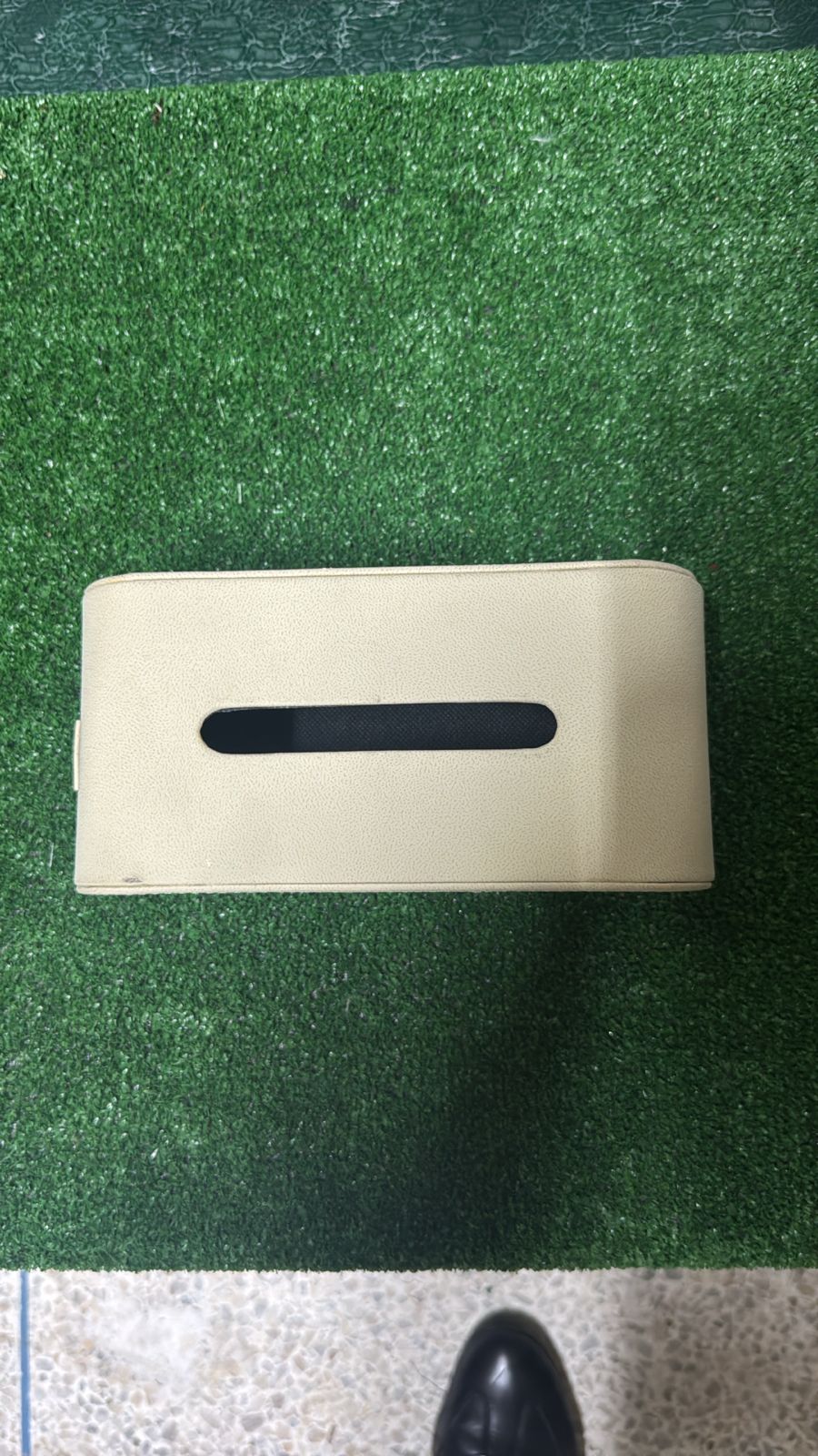 Boîte cadeau personnalisée Casablanca - Coffret luxe aspect cuir pour mouchoirs