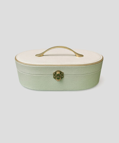 Boite cadeau ovale à personnaliser vintage