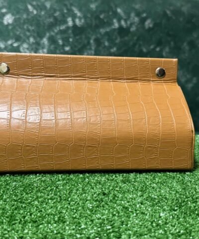 Distributeur mouchoirs décoratif marron pour salon ou bureau